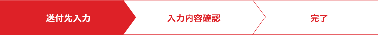 送付先入力